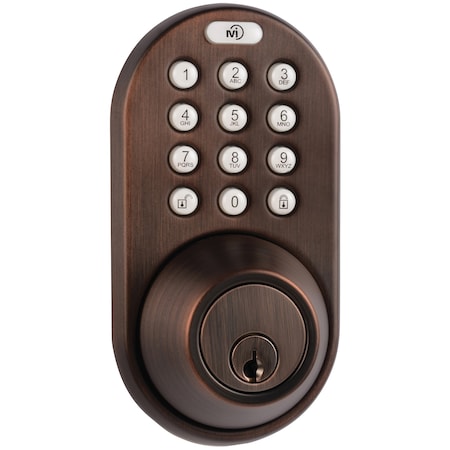 Milocks X-Series Dead Bolt (Oil-Rubbed Bronze) XF-02OB